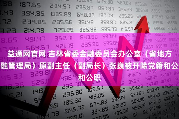 益通网官网 吉林省委金融委员会办公室（省地方金融管理局）原副主任（副局长）张巍被开除党籍和公职