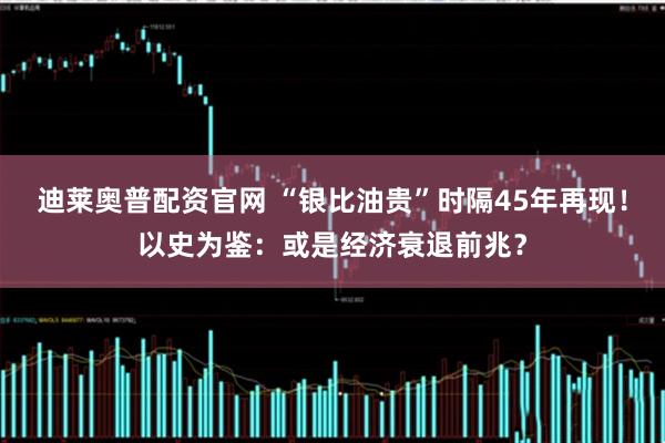 迪莱奥普配资官网 “银比油贵”时隔45年再现！以史为鉴：或是经济衰退前兆？